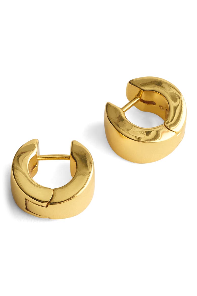 Chunky Huggie Hoop Earrings