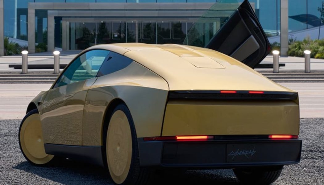 Tesla Reveals First Physical Cybercab Prototype With Built-In Starlink V5 Integration