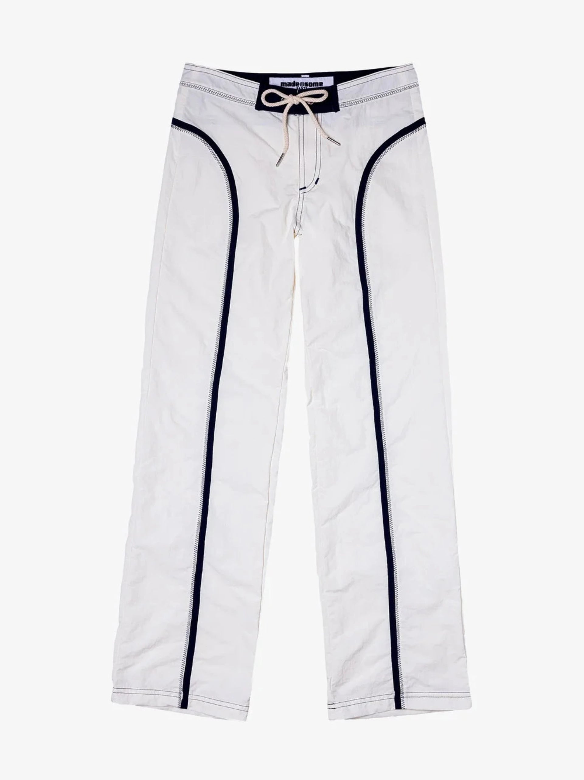 White and Navy Made Some Nylon Pants - 0