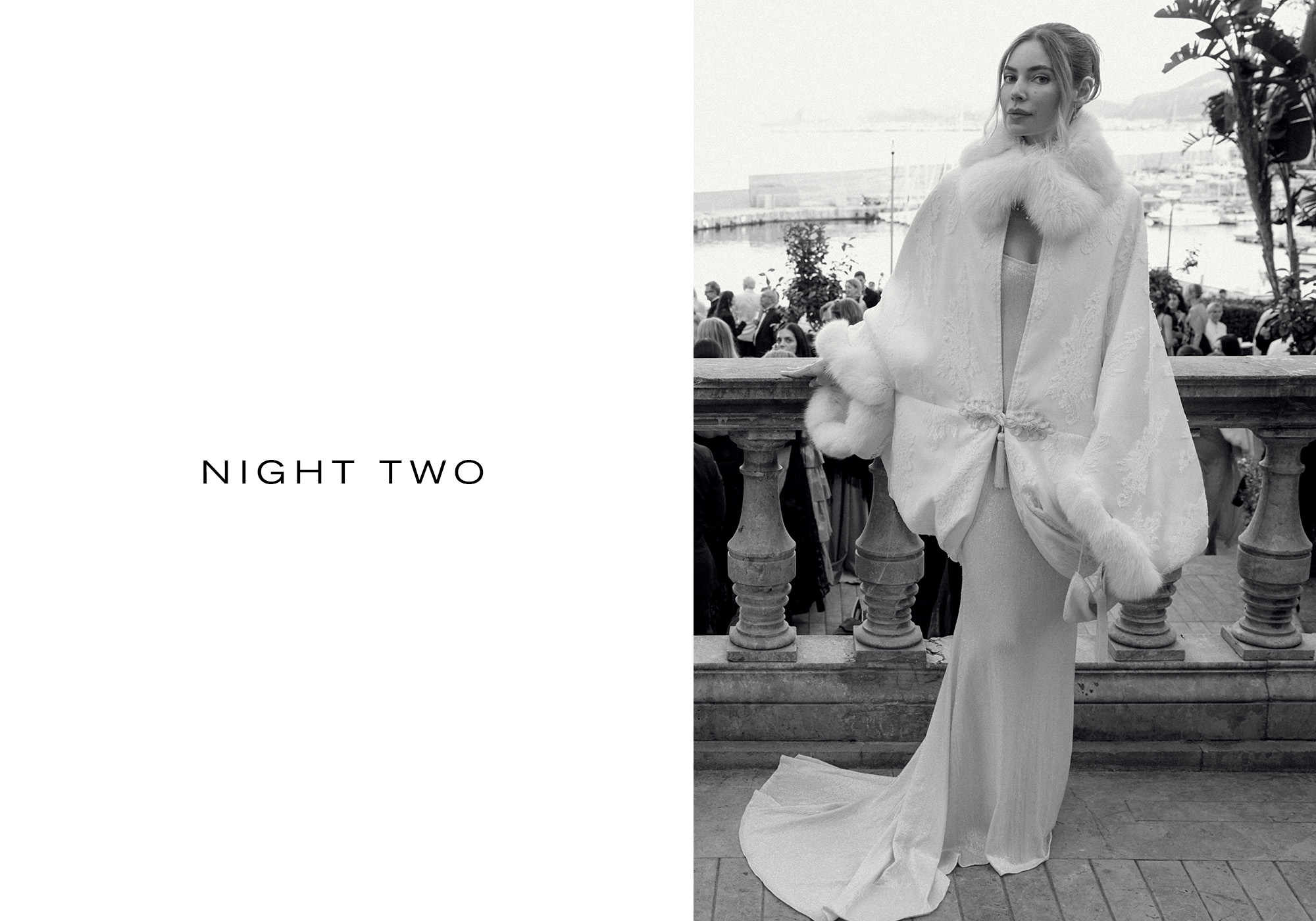 an image of georgie and the text "night two."