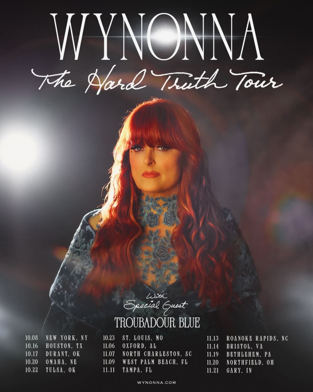 Wynonna Judd 2026 Hard Truth Tour Poster